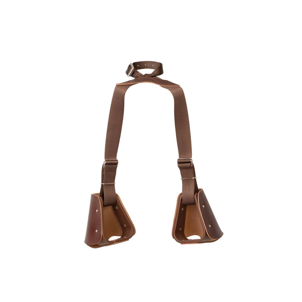 Weaver Leather Lil Dude Stirrups, Brown Nylon, 35-3025 3 Weaver Leather Lil Dude Stirrups, Brown Nylon, 35-3025