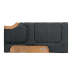 Weaver Leather All Purpose 32 x 32 in. Built-Up Cut Back Saddle Pad, Running Bull Pattern, Coffee, 35-9308-H9