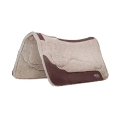 Weaver Leather Contoured Layered Felt Saddle Pad with Gel Insert, 35-9331