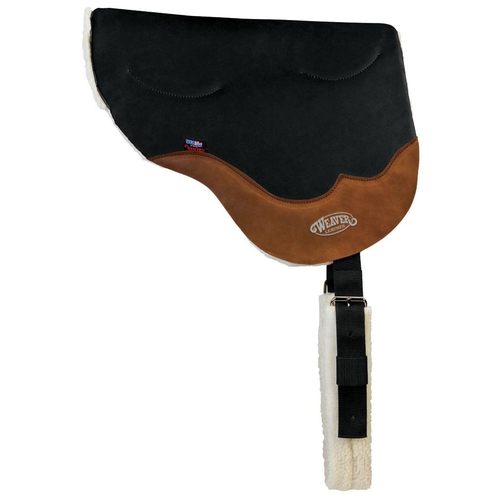 Weaver Leather Stacy Westfall Gel Ultrasuede Bareback Pad, Black, 35-9350-BK 3 Weaver Leather Stacy Westfall Gel Ultrasuede Bareback Pad, Black, 35-9350-BK