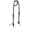 Weaver Leather Black Leather Flat Sliding Ear Headstall, 10-0012 -WEAVER LEATHER Sales 1196525