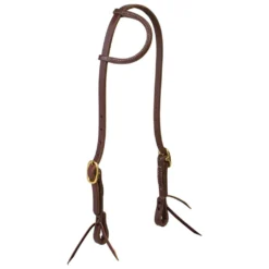 Weaver Leather Working Cowboy Sliding Ear Headstall, 5/8 in., Solid Brass, 10-0502