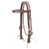 Weaver Leather Working Cowboy Browband Headstall, 1 in., Stainless Steel, 10-0507