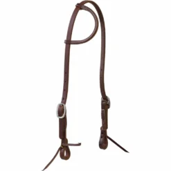 Weaver Leather Working Cowboy Sliding Ear Headstall, 5/8 in., Stainless Steel, 10-0508