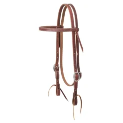 Weaver Leather Working Cowboy Economy Browband Headstall, 5/8 in., Stainless Steel, 10-0514