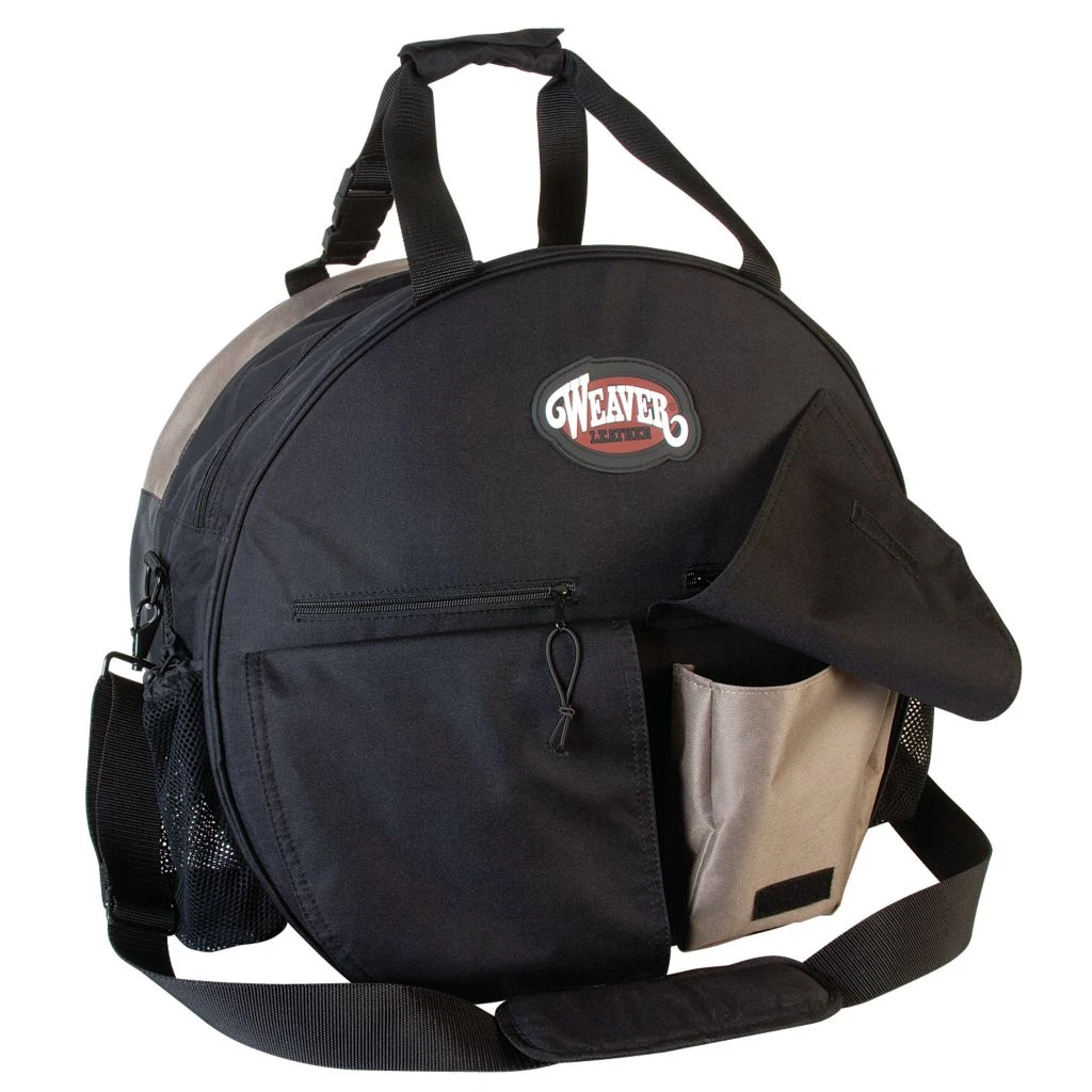 Weaver Leather Deluxe Rope Bag, Black/Tan, 15-0312 3 Weaver Leather Deluxe Rope Bag, Black/Tan, 15-0312