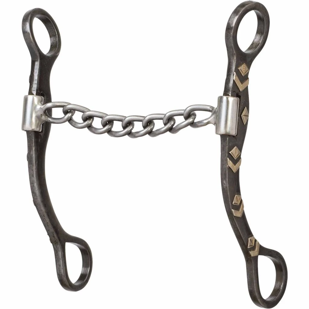 Weaver Leather Professional Shank Horse Bit with 5 in. Sweet Iron Polished Chain Mouth, 25-1850 3 Weaver Leather Professional Shank Horse Bit with 5 in. Sweet Iron Polished Chain Mouth, 25-1850