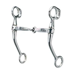 Weaver Leather Tom Thumb Snaffle Horse Bit, 5 in. Mouth, Chrome-Plated, 25-3120