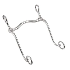 Weaver Leather Walking Horse Bit, 5 in. Arch Port Mouth, Stainless Steel, 25-5000