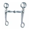 Weaver Leather Tom Thumb Snaffle Bit with 5 in. Mouth, Stainless Steel, 25-5110 -WEAVER LEATHER Sales 1196734