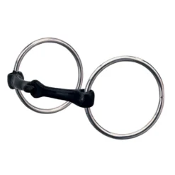 Weaver Leather All Purpose Ring Snaffle Horse Bit, 5 in. Sweet Iron Mouth, 25-5519