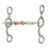 Weaver Leather Tom Thumb Snaffle Horse Bit with 4-3/4 in. Copper-Plated Mouth, Stainless-Steel, 25-5870 1 Weaver Leather Tom Thumb Snaffle Horse Bit with 4-3/4 in. Copper-Plated Mouth, Stainless-Steel, 25-5870 -WEAVER LEATHER Sales 1196758