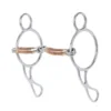 Weaver Leather Stainless-Steel Wonder Horse Bit, 5 in. Jointed Mouth with Copper Wire, 25-5890 -WEAVER LEATHER Sales 1196761
