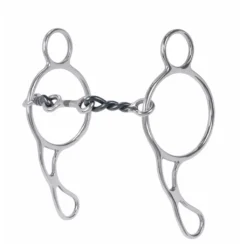 Weaver Leather Wonder Bit, 5 Inch Sweet Iron Dog Bone Mouth, 7-1/2 Inch Cheeks, 25-5891