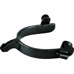 Weaver Leather Steel Spurs, Black Steel, 25-7740