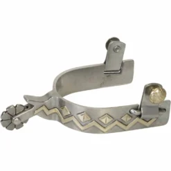 Weaver Leather Men's Spur with Replaceable Rowels, Aztec Pattern, 25-7761