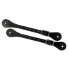 Weaver Leather Single-Ply Spur Straps, Black, 30-0697