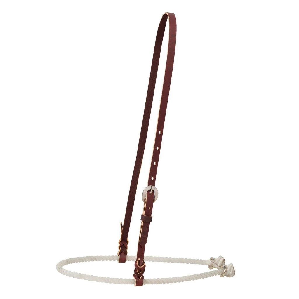 Weaver Leather Rope and Latigo Leather Noseband, 30-0698 3 Weaver Leather Rope and Latigo Leather Noseband, 30-0698