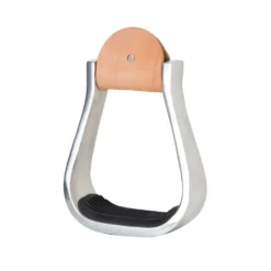 Weaver Leather Aluminum Stirrups, Barrel Style, 3 Inch Neck, 2 Inch Tread, 5 Inch Width x 5 Inch Height, 30-3134