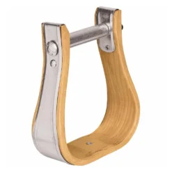Weaver Leather Wooden Stirrups, Bell, 3-1/2 in. Tread, 30-0978-3