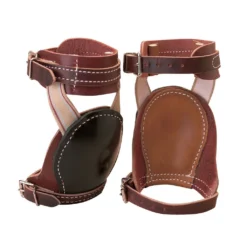 Weaver Leather Horse Skid Boots, Burgundy Latigo Leather, 30-2110