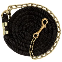 Weaver Leather Poly Lead Rope with Brass Plated Swivel Chain, 5/8 in. x 8 ft.6 in., 35-2125-S13 -WEAVER LEATHER Sales 1197203