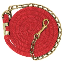 Weaver Leather Poly Lead Rope with Brass Plated Swivel Chain, 5/8 in. x 8 ft.6 in., 35-2125-S13 -WEAVER LEATHER Sales 1197206