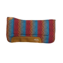 Weaver Leather All Purpose Contoured Saddle Pad, 30 in. x 30 in., Zig-Zag Pattern, 35-9303-H26