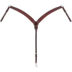 Weaver Leather Working Cowboy Contoured Breast Collar, Golden Chestnut, 40-1075
