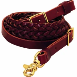 Weaver Leather Latigo Leather 3-Plait Roper Rein, 5/8 in. x 8 ft., 120025799