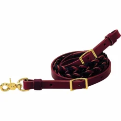 Weaver Leather Two-Tone Latigo Leather 5-Plait Roper Rein, 3/4 in. x 8 ft.