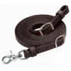 Weaver Leather Black Leather Roper Rein, Black, 5/8 in. x 7 ft., 50-1738 -WEAVER LEATHER Sales 1200289