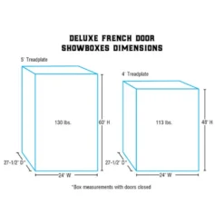 Weaver Leather French Door Show Box, 5 ft. -WEAVER LEATHER Sales 1215616 A2
