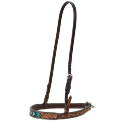 Weaver Leather Turquoise Cross Turquoise Beaded 1-1/4 in. Noseband, 45-0224