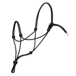 Weaver Leather Silvertip 95 Rope Halter, Draft, Black, 35-9507-S1