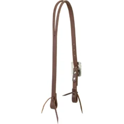 Weaver Leather Sales Shop 18 Weaver Leather Working Tack Slit Ear Headstall, Scalloped Hardware, Golden Chestnut, 10-0595