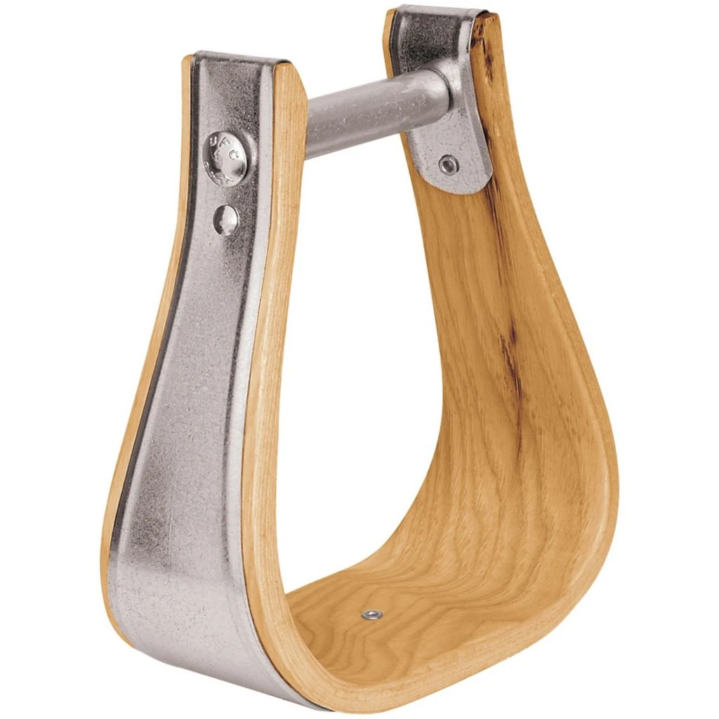 Weaver Leather Wooden Stirrups, Overshoe Bell 3 Weaver Leather Wooden Stirrups, Overshoe Bell