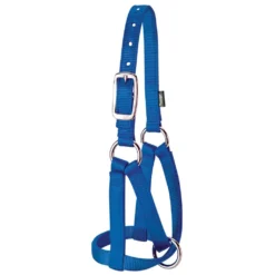Weaver Leather 3/4 in. Criss-Cross Llama Halter, Medium/Large, Blue, 35-7086-BL
